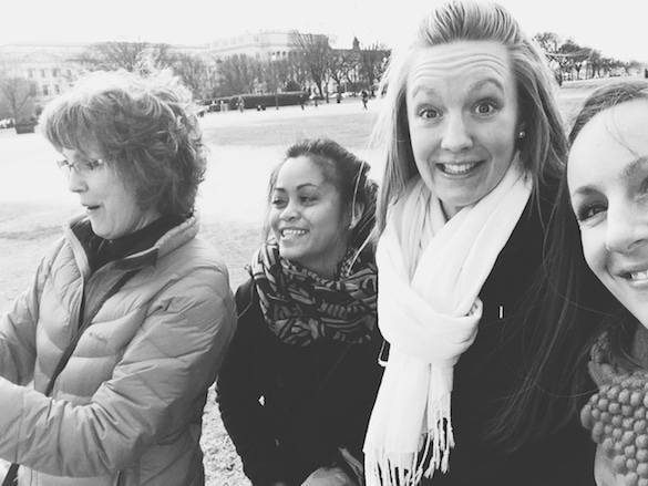 Women being silly.