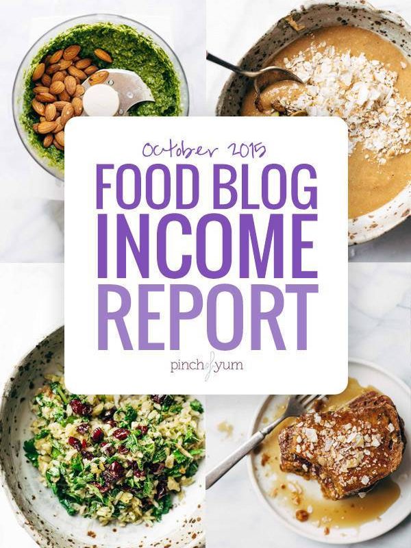 October Traffic and Income Report | pinchofyum.com